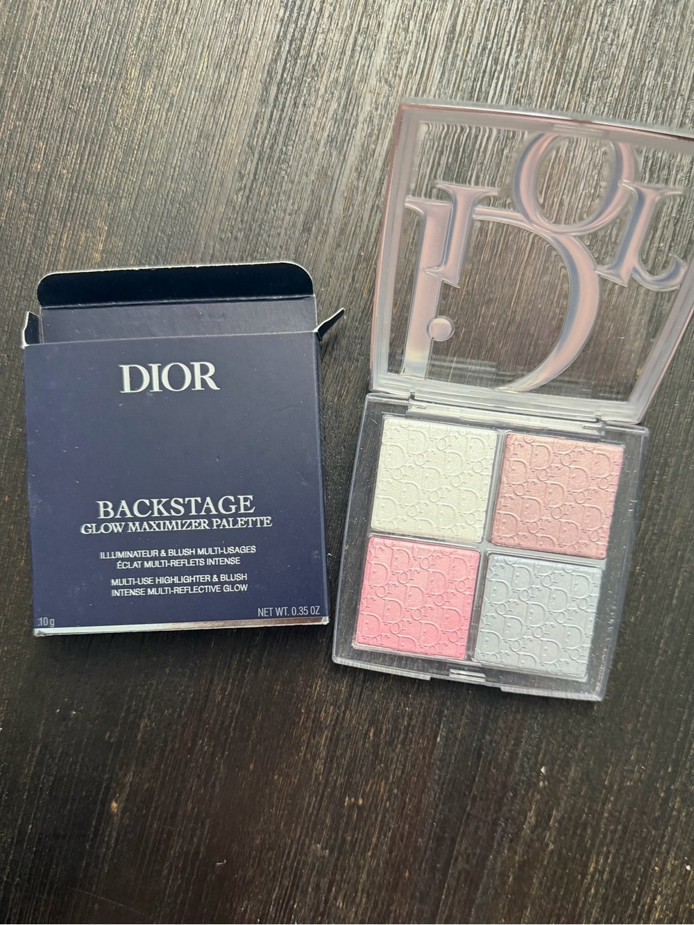 Dior Backstage Glow Maximizer Palette 002 Frosted Opal Glow New Full Size